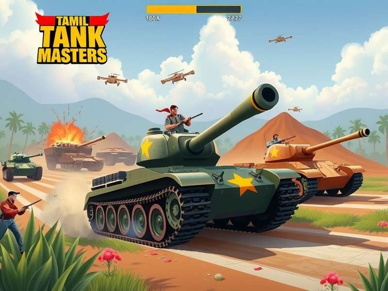 Tamil Tank Masters battle strategy illustration